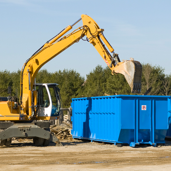 can i choose the location where the residential dumpster will be placed in Poseyville